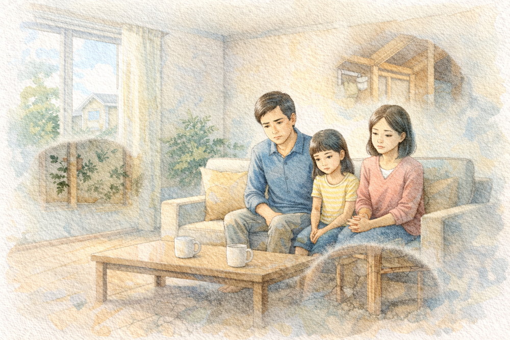 欠陥住宅を掴むと、家族の幸せはどうなるのか