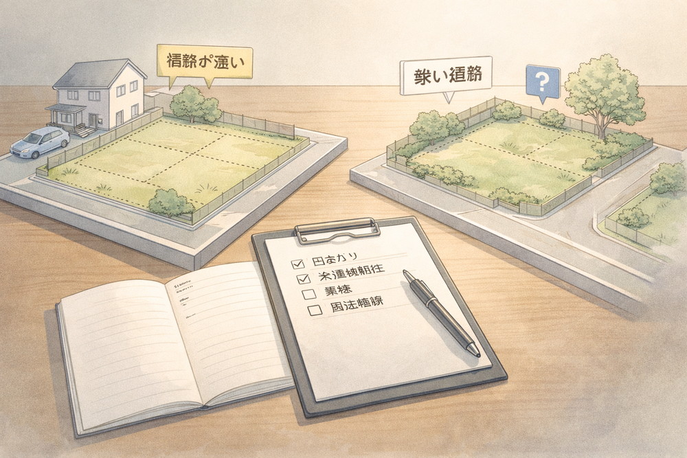 良い土地の条件とは