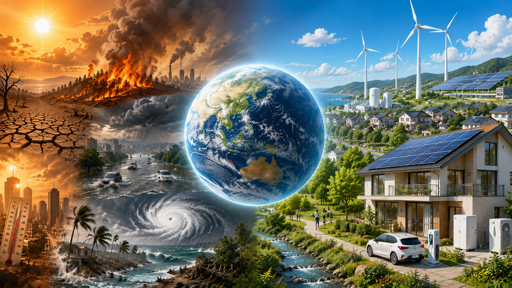 地球温暖化は、私たちの生活や未来に大きな影響を及ぼす深刻な課題です。世界中で異常気象が増え、海面上昇や生態系の崩壊が進むなかで、私たち一人ひとりが行動を起こし、同時に社会全体としてもシステムを変えていかなければなりません。