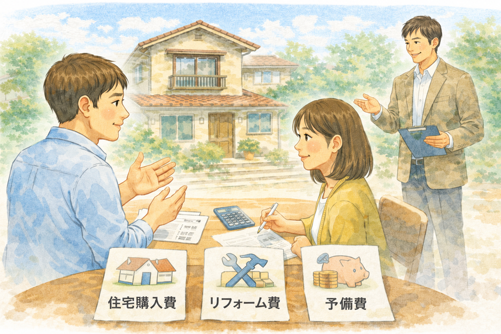 購入費＋改修費を踏まえた資金計画の考え方