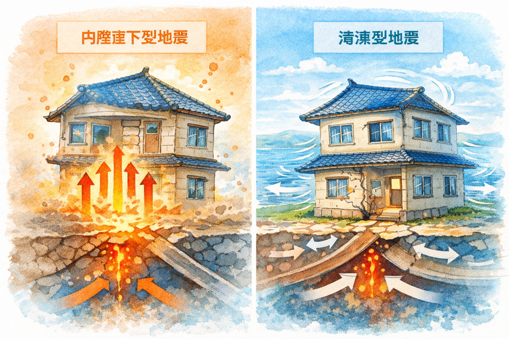 地震にはどんな種類があるのか