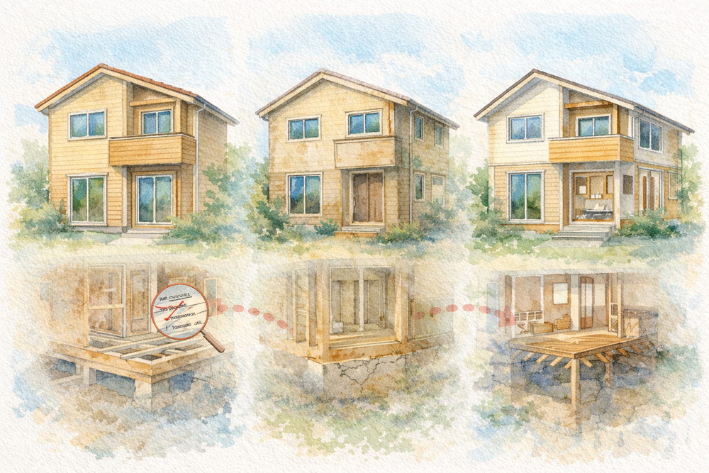 新築・中古・リフォームで異なるリスク