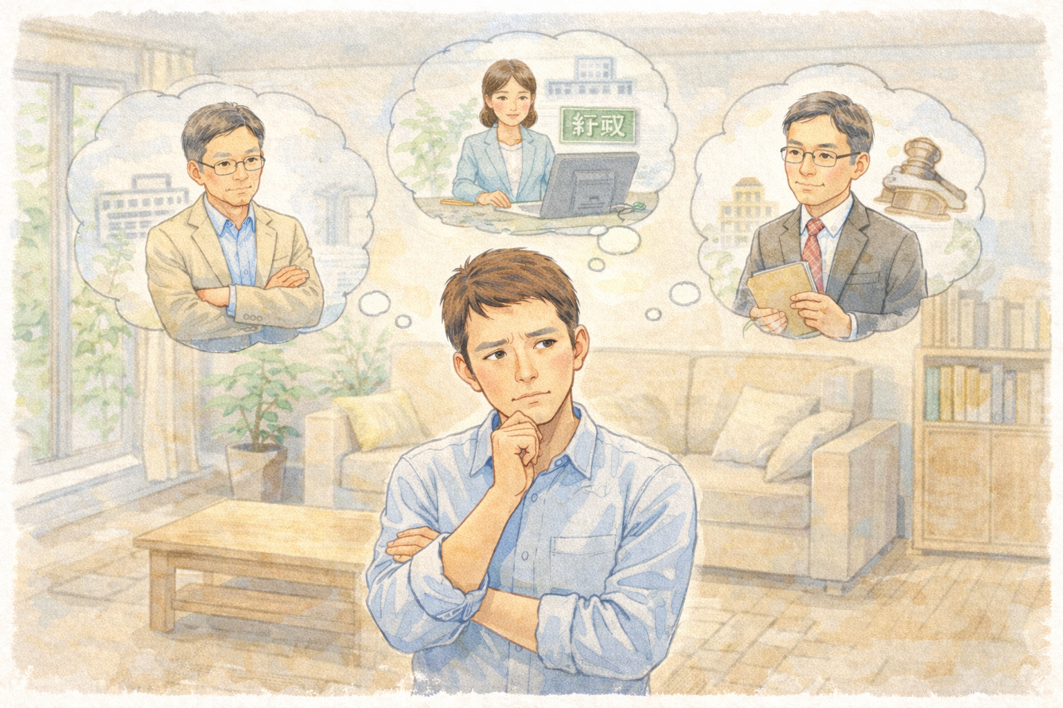 困ったときの相談先の考え方