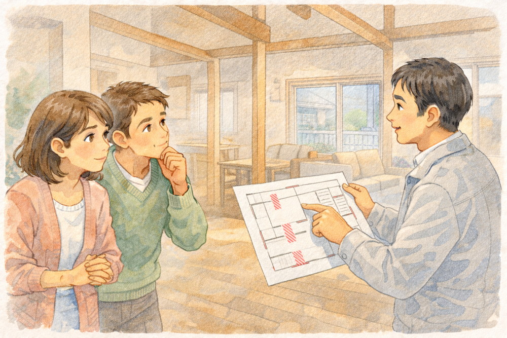 耐震性が不足していても、必ずしも簡単に改修できるとは限りません。構造・間取り・法的制約など、改修が困難になる理由と現実的な判断ポイントを解説します。