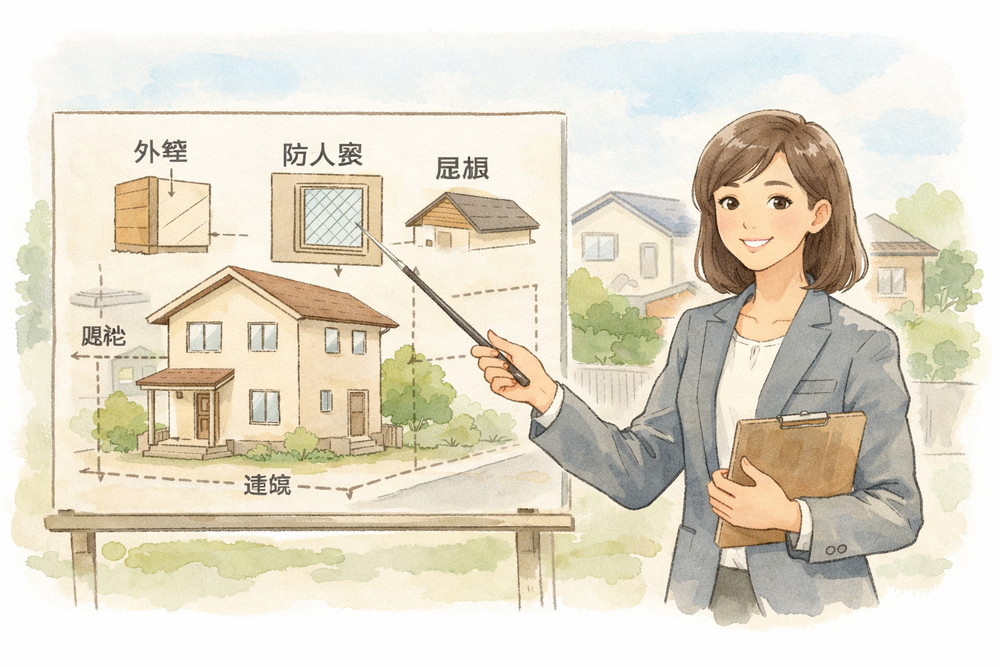 防火地域・準防火地域では、建物の構造や窓・外壁の仕様に制限がかかり、建築費にも影響します。土地探しで後悔しないために、防火規制の基本と注意点を建築士が解説します。