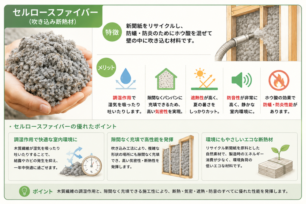 セルロースファイバー