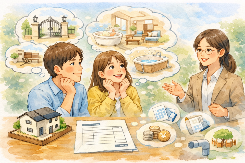 家づくりで想定外の出費が起こる理由とは？見積もりの性質や地盤・敷地条件、仕様変更など、費用が増える仕組みをわかりやすく解説。予算オーバーを防ぐための考え方と対策が理解できます。