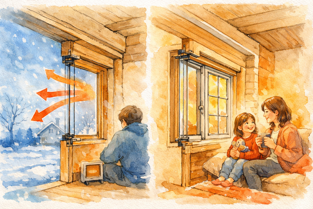 窓は住宅の中で最も熱の出入りが大きい場所です。本記事では、窓断熱の重要性をはじめ、内窓設置や複層ガラスなどの具体的な断熱方法、結露防止や快適性向上の効果について、図解を交えてわかりやすく解説します。