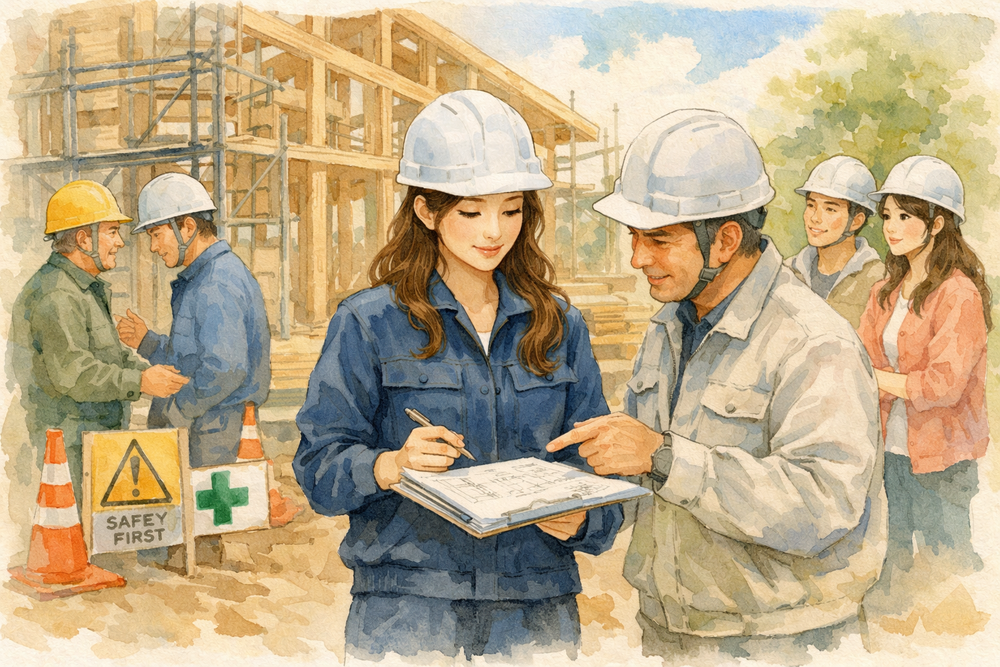 家づくりの現場を訪れる際には、いくつかの注意点を押さえておくことが重要です。現場は作業が進行している場所であり、安全を確保するために気をつけなければならないポイントが多くあります。以下に、現場に行く際の具体的な注意点を詳しく説明します。