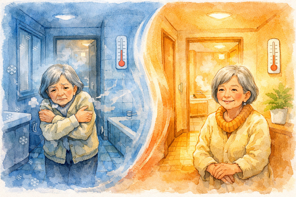 ヒートショックは住宅内の温度差によって起こる命に関わる事故です。本記事では、原因や発生メカニズム、特に注意すべき人、そして断熱性能によってリスクを軽減する方法をわかりやすく解説します。健康で安全な住まいづくりの第一歩として必読の内容です。