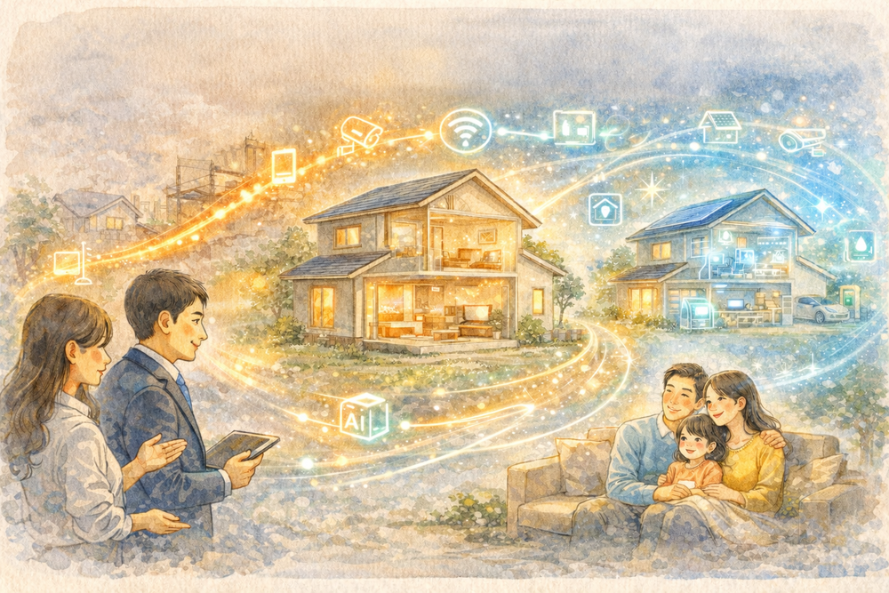 将来の技術進化に対応できる住宅設計「アップデート可能な家」とは何かを解説。配線・設備・AI機器の更新性やスケルトン・インフィルの考え方を踏まえ、長く価値を維持・向上させる住まいづくりと建築士の新しい役割を分かりやすく紹介します。