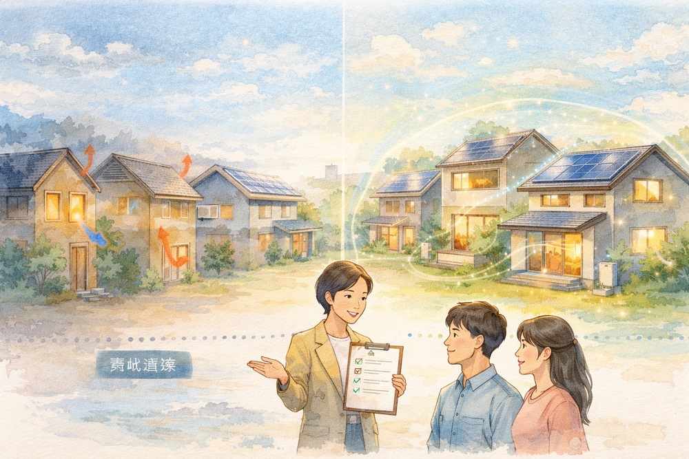 住宅の省エネ義務化とは何かをやさしく解説。断熱性能や一次エネルギー基準の内容、ZEH・LCCMとの違い、これからの家づくりへの影響までわかりやすく説明します。