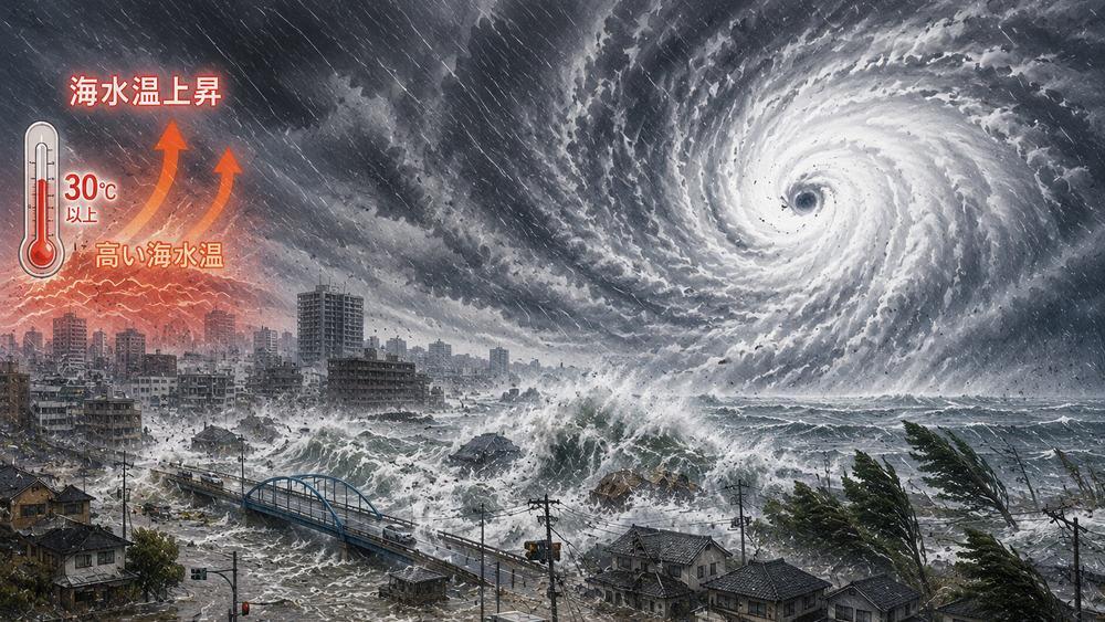 近年、なぜ猛暑や集中豪雨、大型台風が増えているのでしょうか。地球温暖化による気温上昇、海水温の変化、ヒートアイランド現象などをもとに、異常気象が発生する仕組みと私たちの暮らしへの影響について、わかりやすく解説します。
