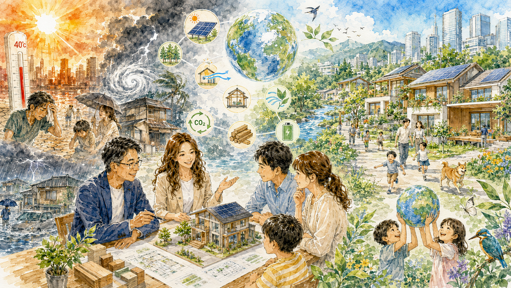 地球温暖化と未来の住まい特集