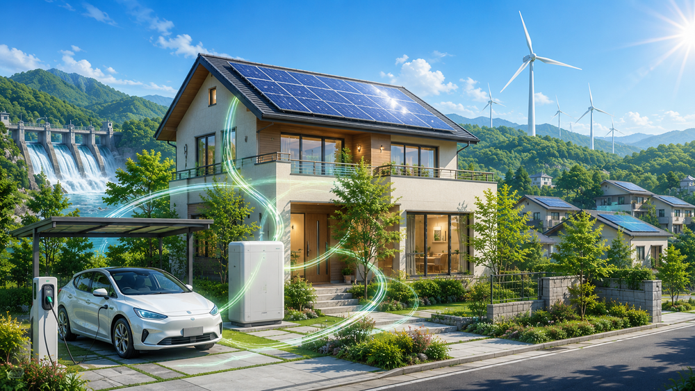 カーボンニュートラルとは何かをわかりやすく解説します。CO₂排出量を実質ゼロにする仕組みや必要性、日本の2050年目標、住宅・建築分野でできる省エネや再生可能エネルギーの取り組みまで詳しく紹介します。