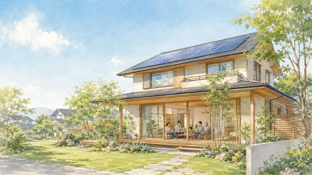 ZEH住宅とは何かを、断熱・省エネ・創エネの仕組みから分かりやすく解説。ZEH水準住宅との違い、メリット・注意点、建築・購入時に確認したいポイントも一級建築士が紹介します。