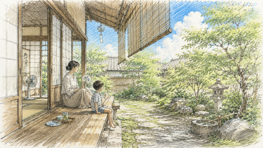昔の日本家屋は、深い軒や風通しの良い間取り、自然素材の調湿効果など、日本の気候に適した知恵が詰まった住まいでした。現代住宅にも活かせる、省エネで快適な暮らしの工夫をわかりやすく解説します。