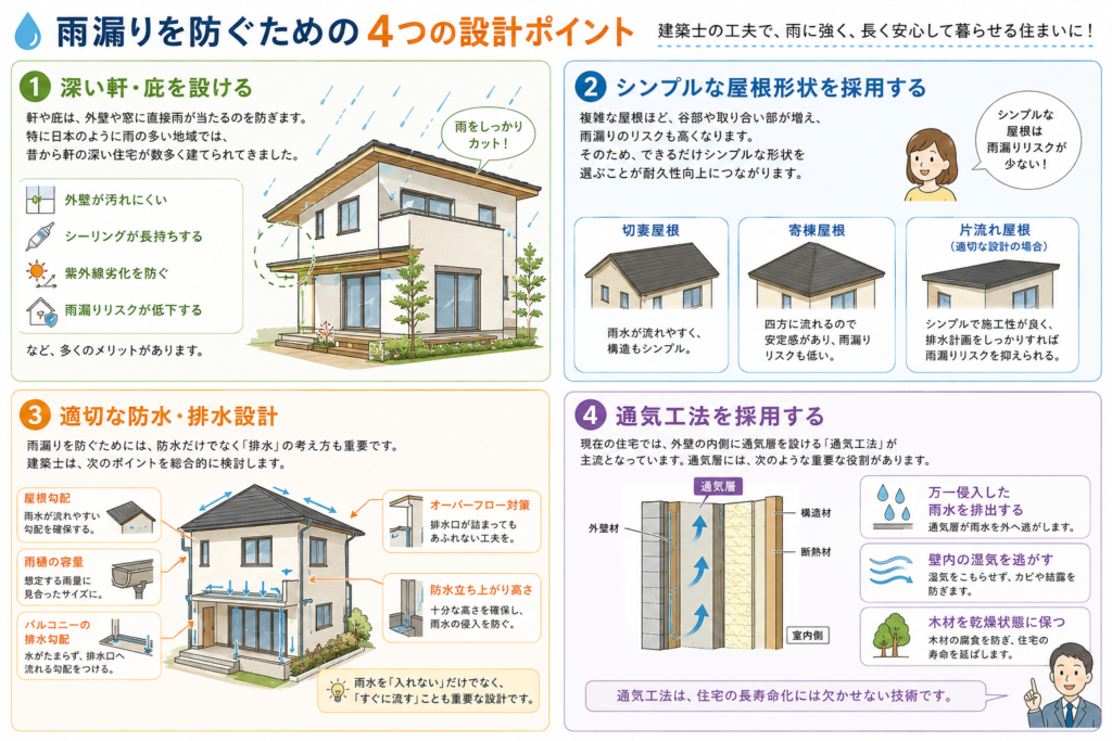 雨漏りを防ぐ