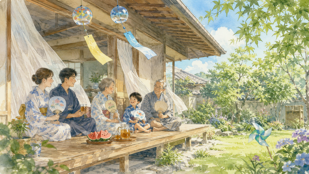 縁側は、日本の伝統的な住まいに受け継がれてきた風通しの知恵です。自然の風を室内へ取り込み、夏を涼しく快適に過ごす工夫や、家族・庭とのつながり、現代住宅にも活かせる縁側の魅力をわかりやすく解説します。