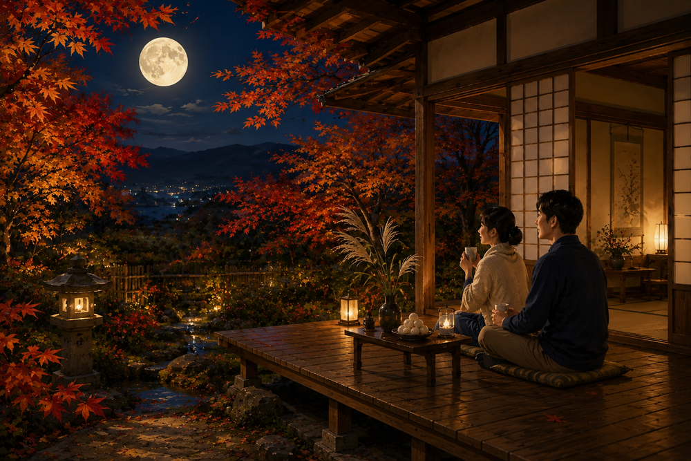 ■ 秋

月見や紅葉を眺める

心地よい風を楽しむ